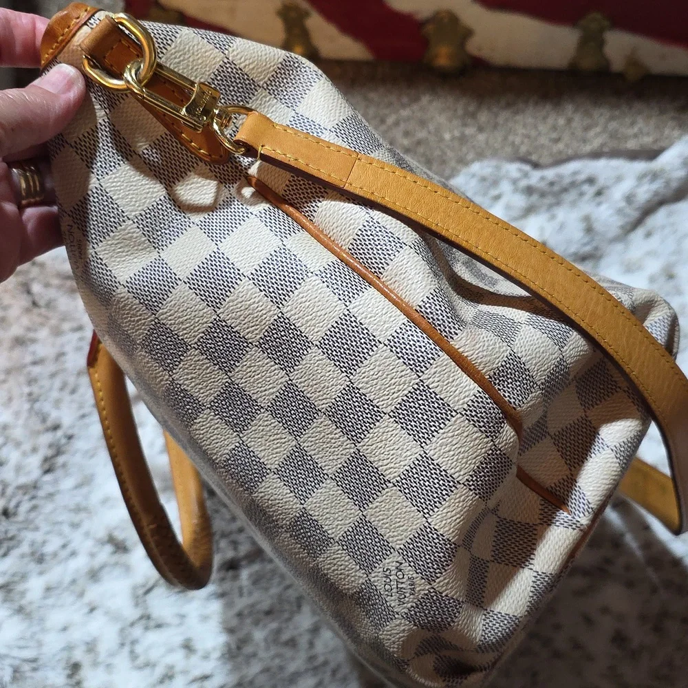Louis Vuitton Damier Azur Riviera Handbag 2 Way - Picture 3 of 17